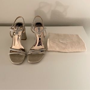 Badgley Mischka Rebekah block heel strappy sandal